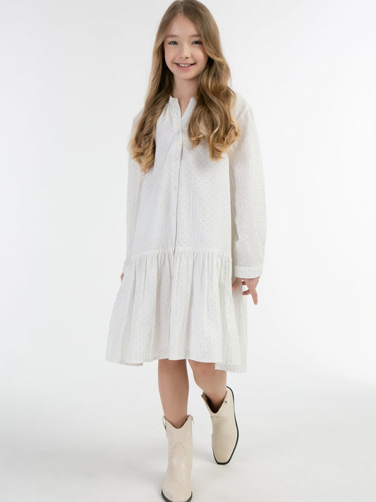 IZIA Sommerkleid Mädchen Baumwolle gepunktet