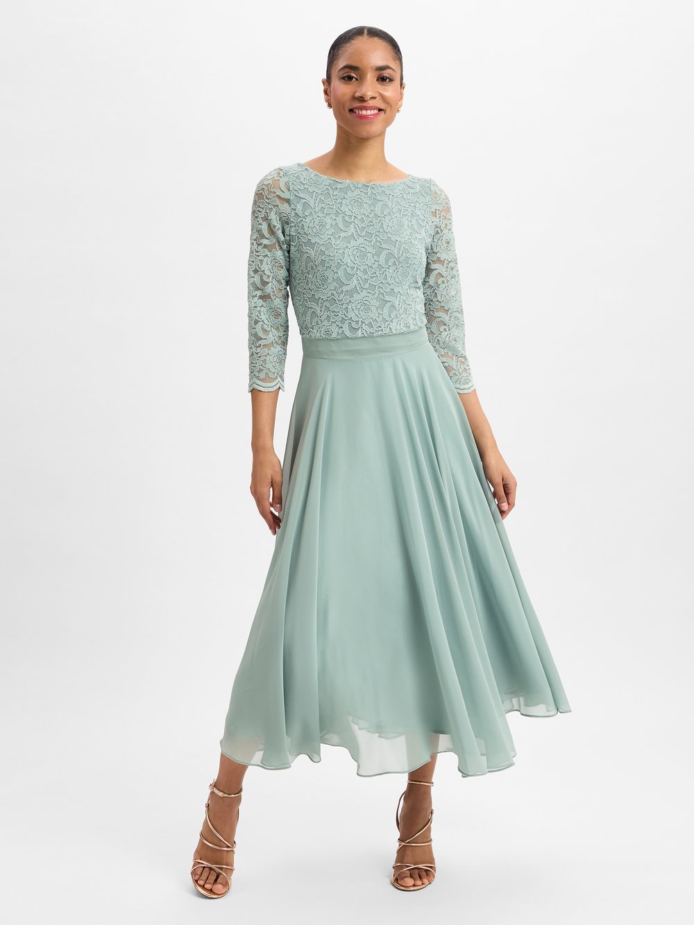 Swing Abendkleid Damen Chiffon