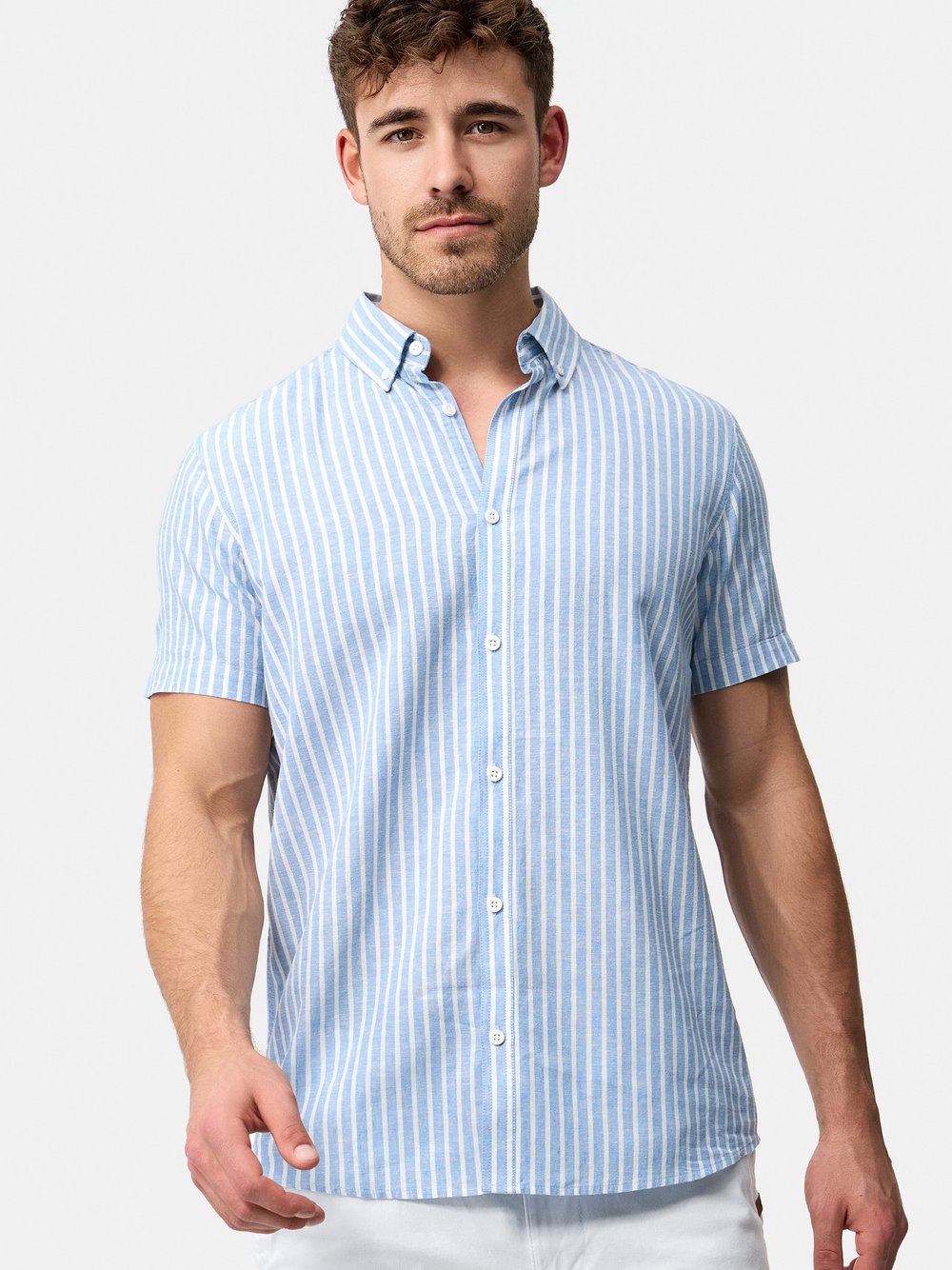 Indicode Shorts & Shirt Set Herren Baumwolle