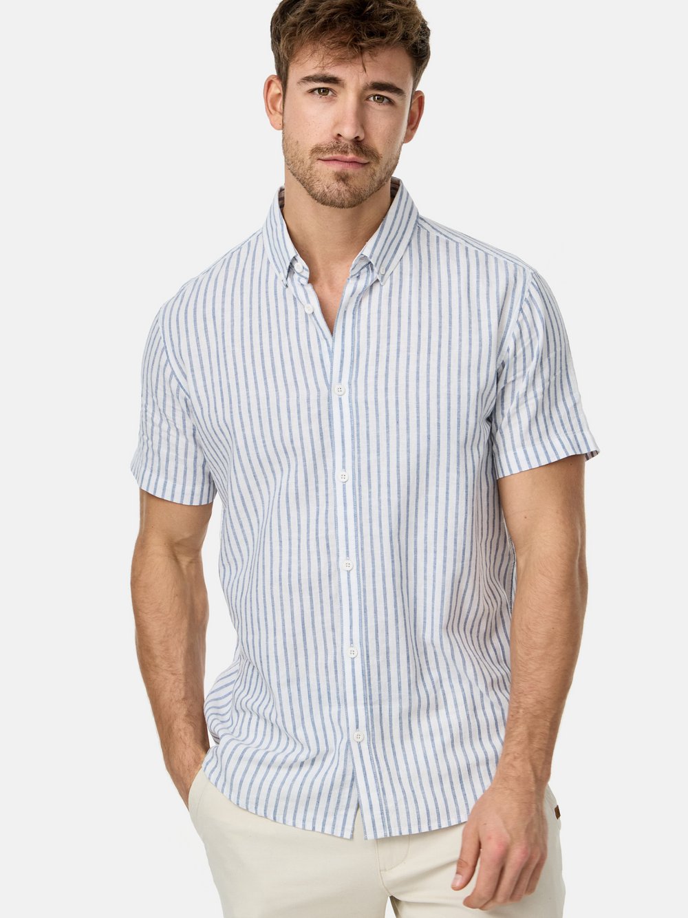 Indicode Shorts & Shirt Set Herren Baumwolle