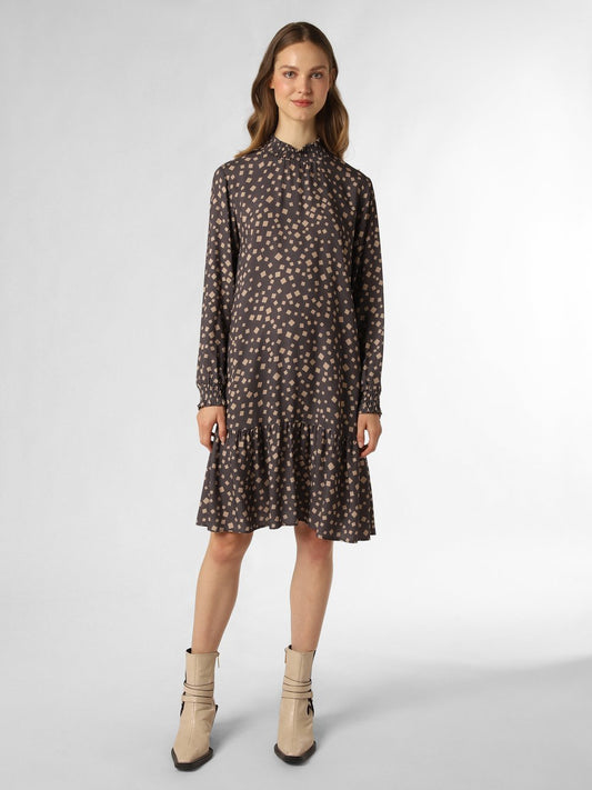 Marie Lund Kleid Damen Viskose gemustert