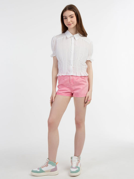 MyMo kurzarmbluse Damen