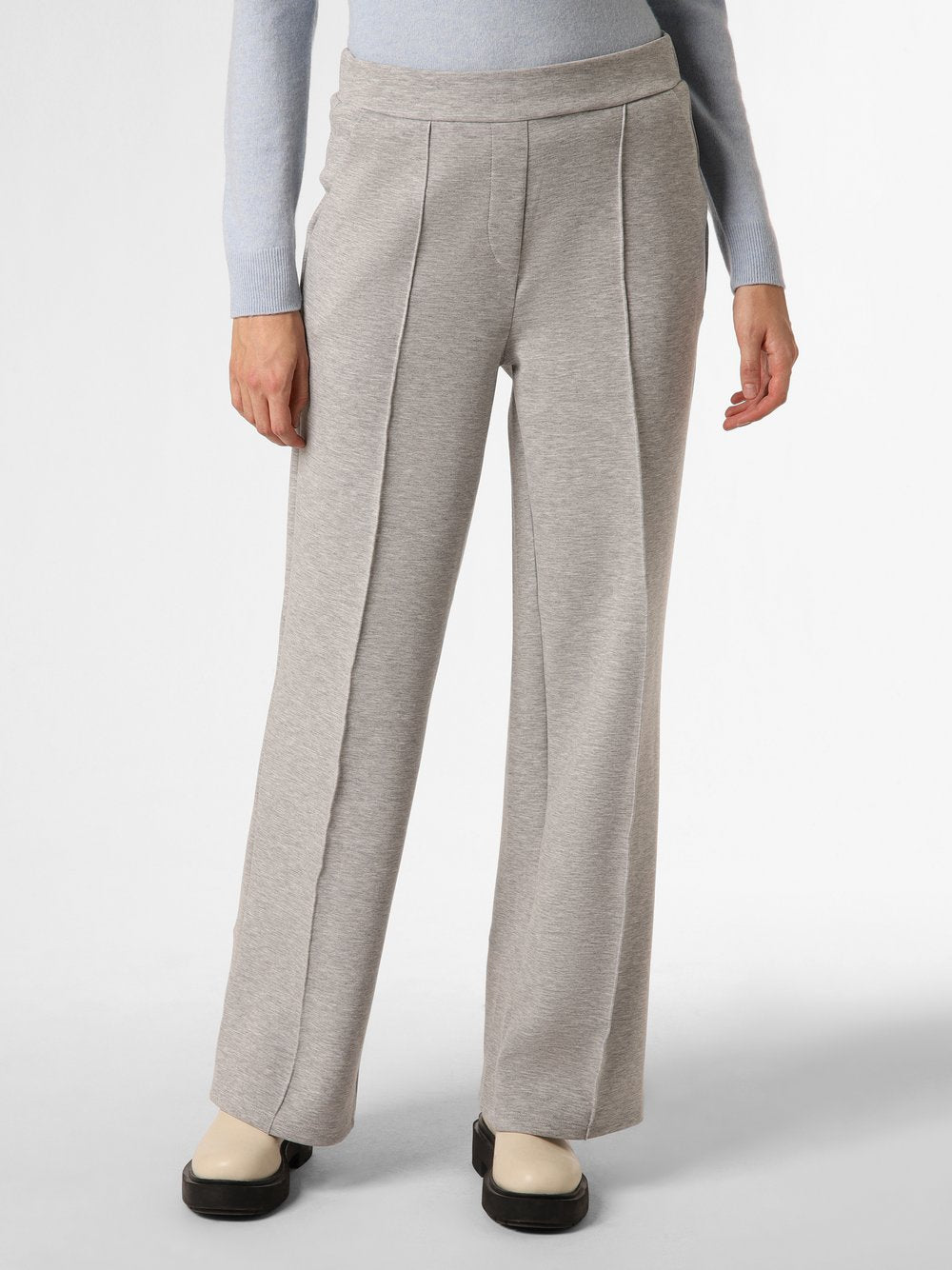 More & More Hose Damen Jersey meliert