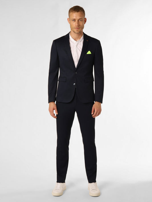 Finshley & Harding London Anzug Herren Slim Fit Viskose strukturiert