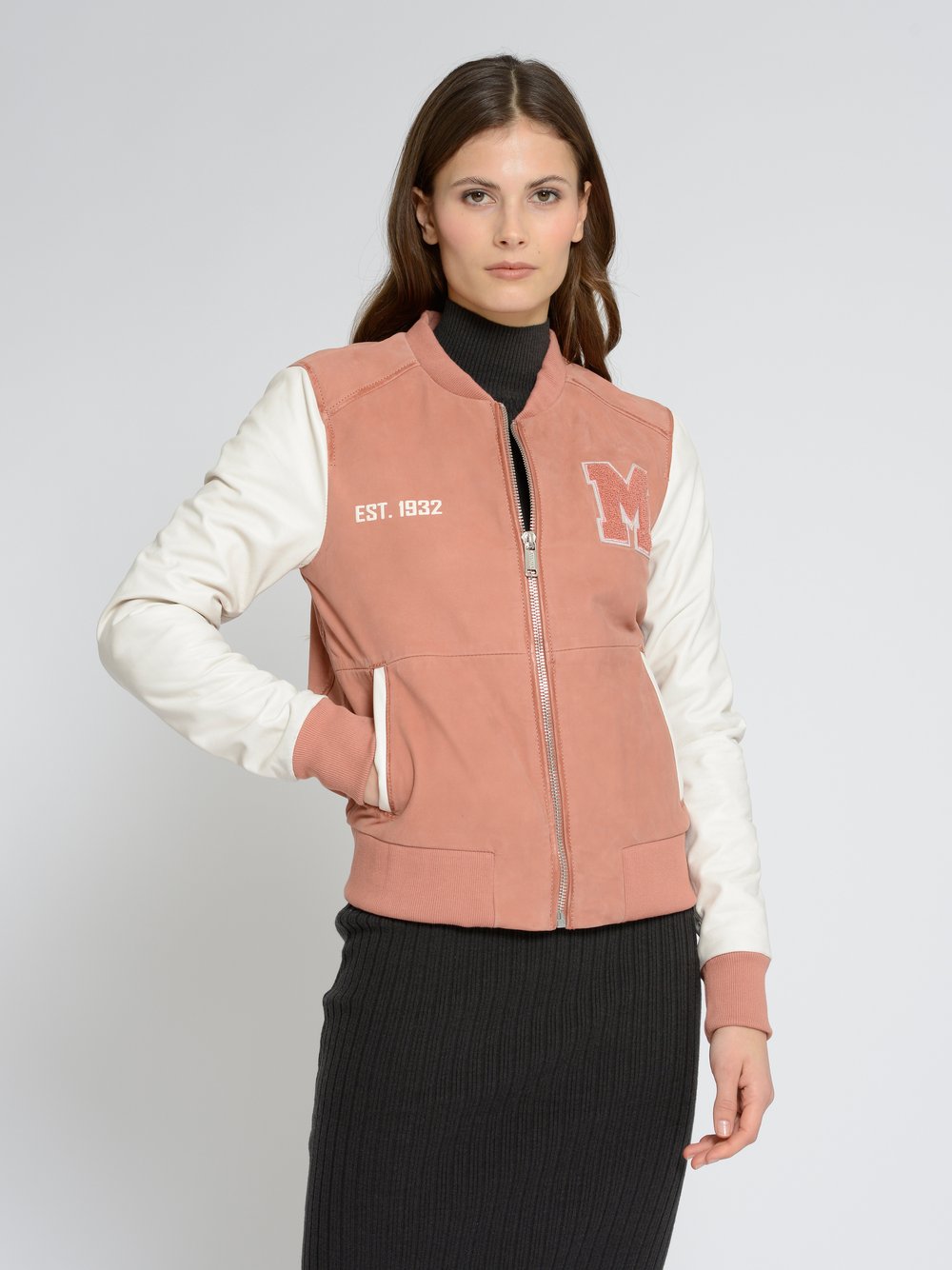 Mustang Lederblouson Damen