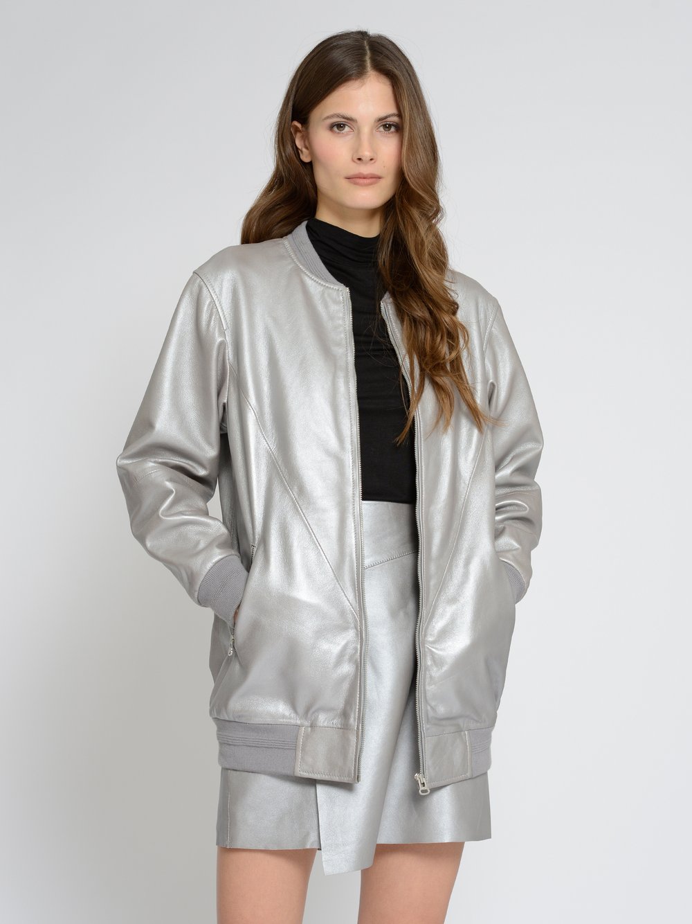 Maze Lederblouson Damen