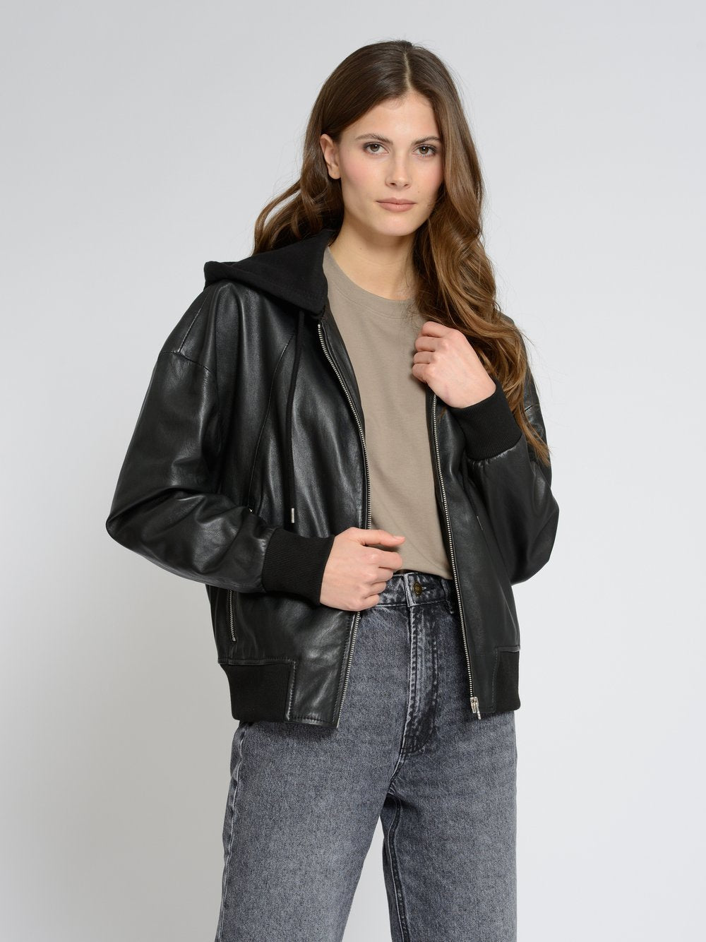 Maze Lederblouson Damen