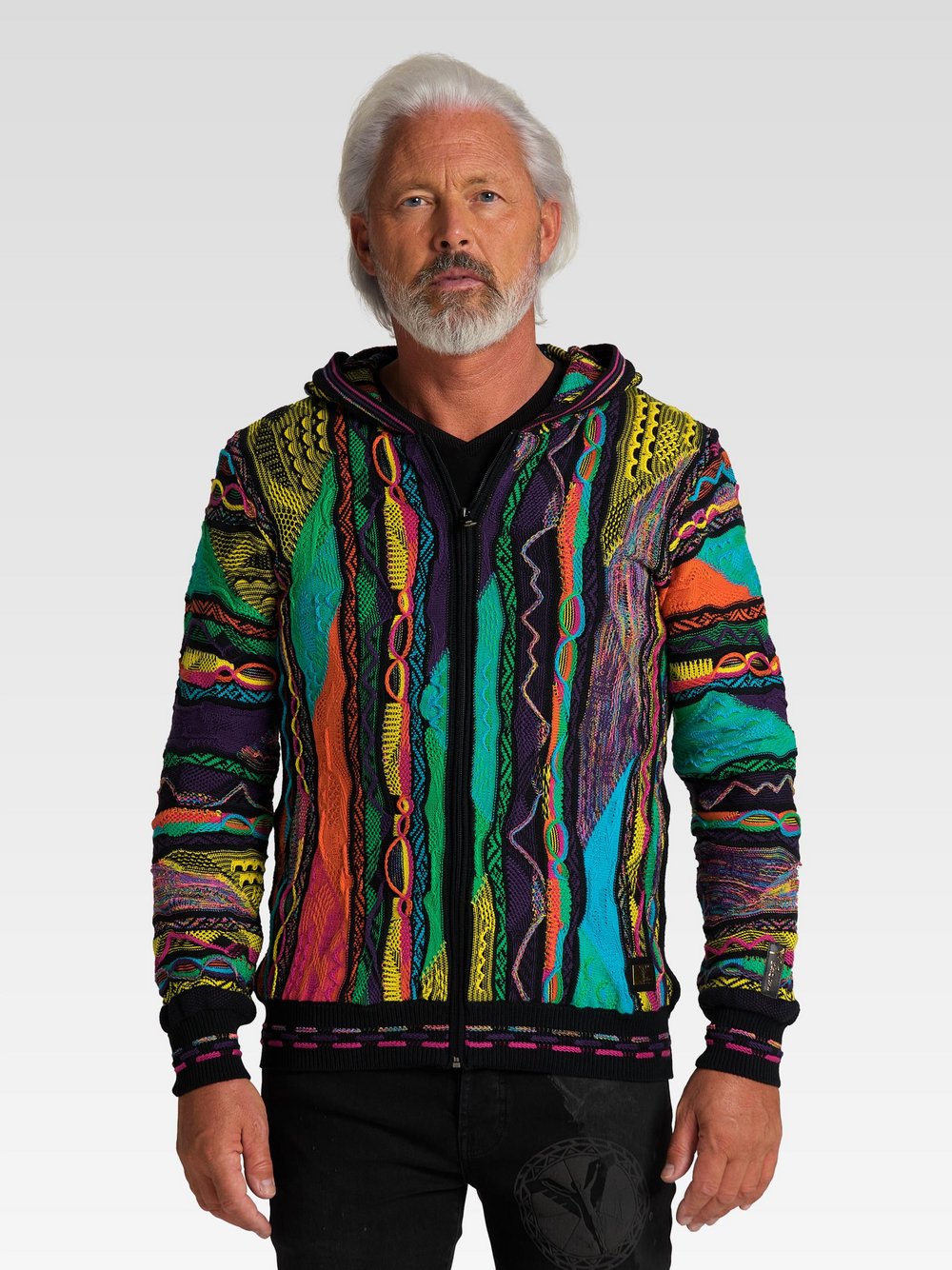 Carlo Colucci Sweatshirt Herren Baumwolle bedruckt