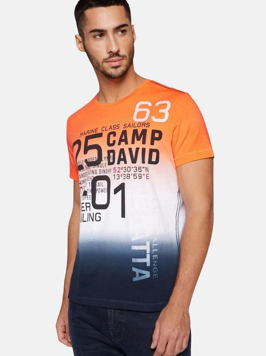 Camp David T-Shirt Herren Baumwolle bedruckt