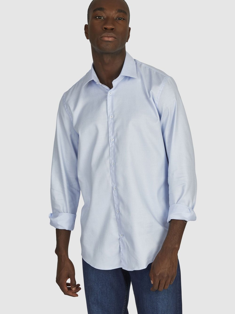 Daniel Hechter Business-Hemd Herren Modern Fit Baumwolle