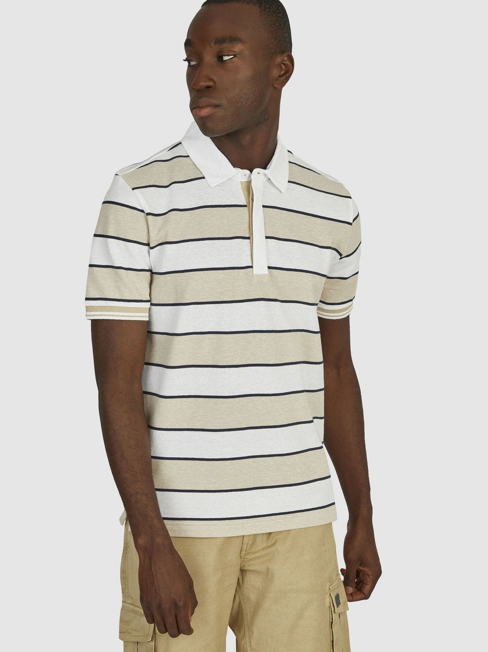 Daniel Hechter Poloshirt Herren Baumwolle gestreift