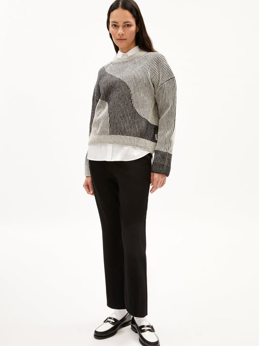 ARMEDANGELS Strickpullover mit Woll-Anteil Damen Wolle gemustert
