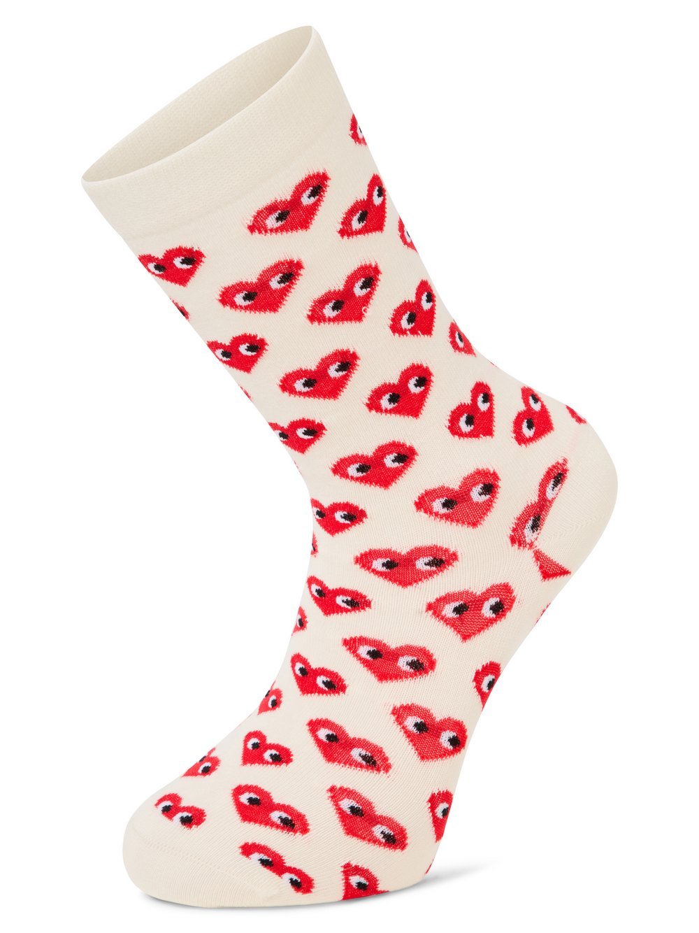 Marie Lund Socken Damen Baumwolle gemustert