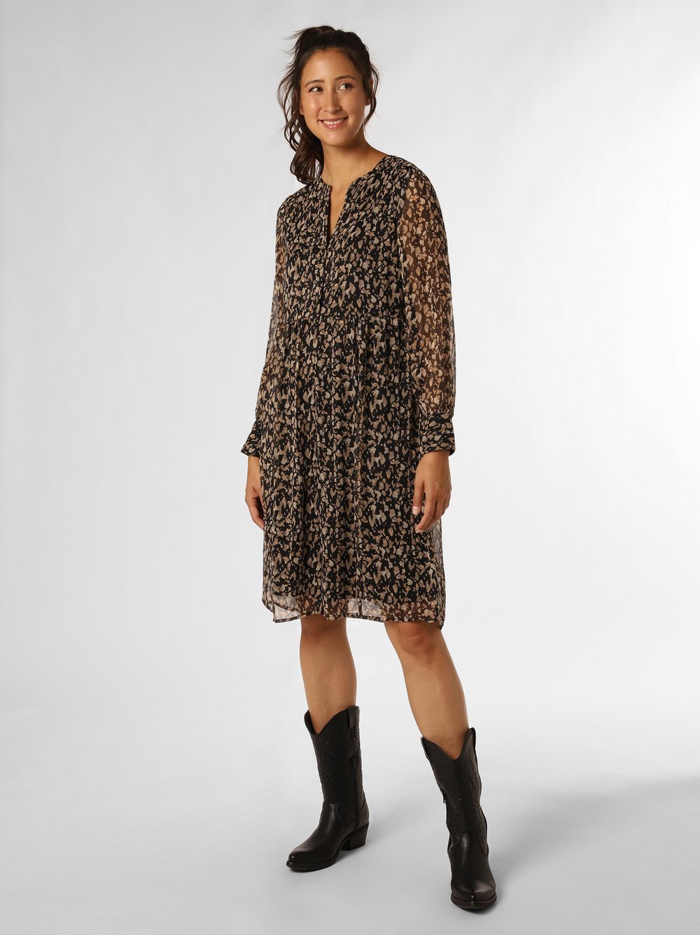 Vila Kleid Damen gemustert