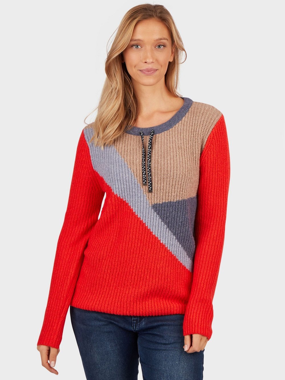 Navigazione Pullover Damen Baumwolle gestreift