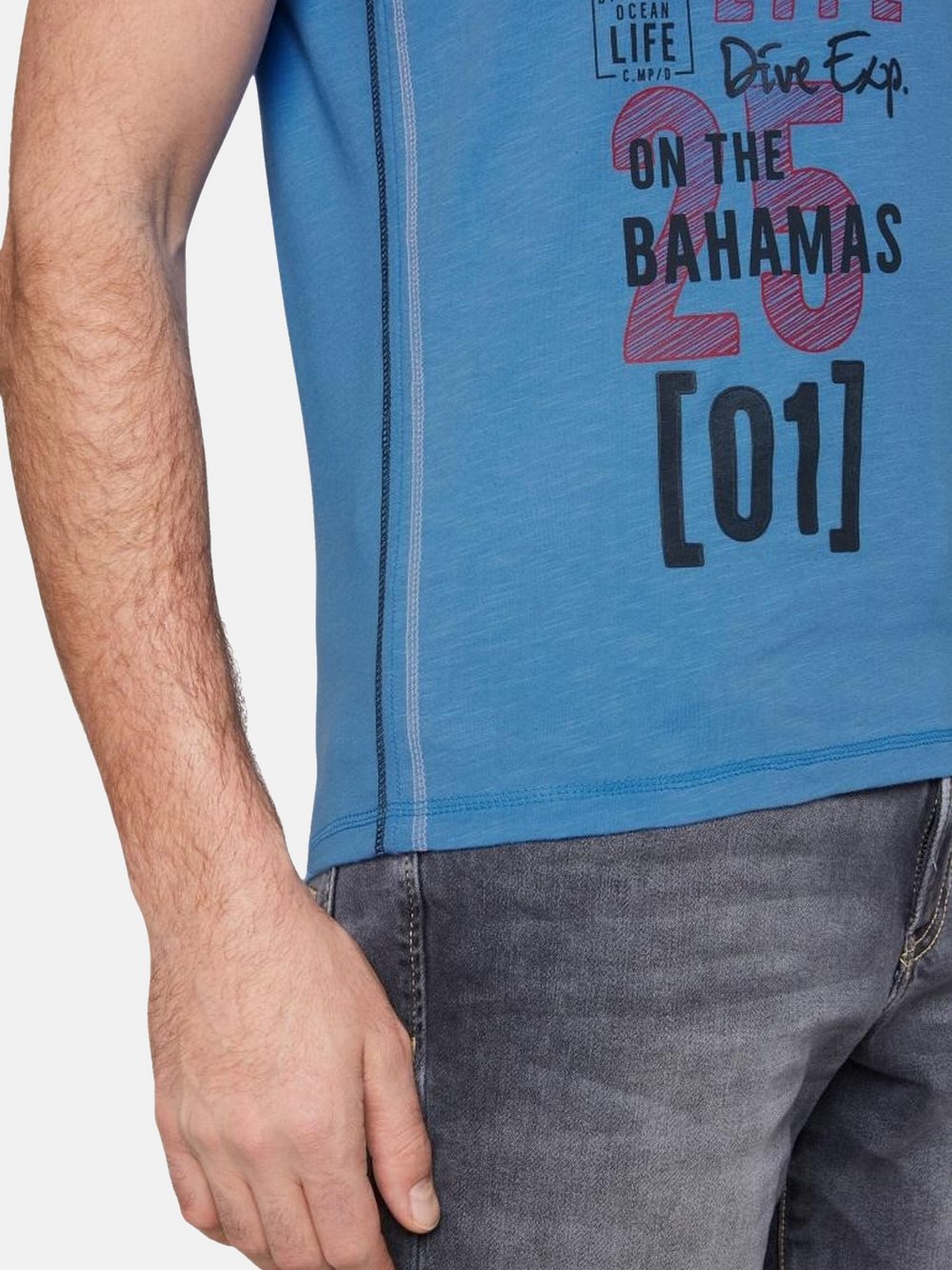 Camp David Tanktop Herren Baumwolle bedruckt