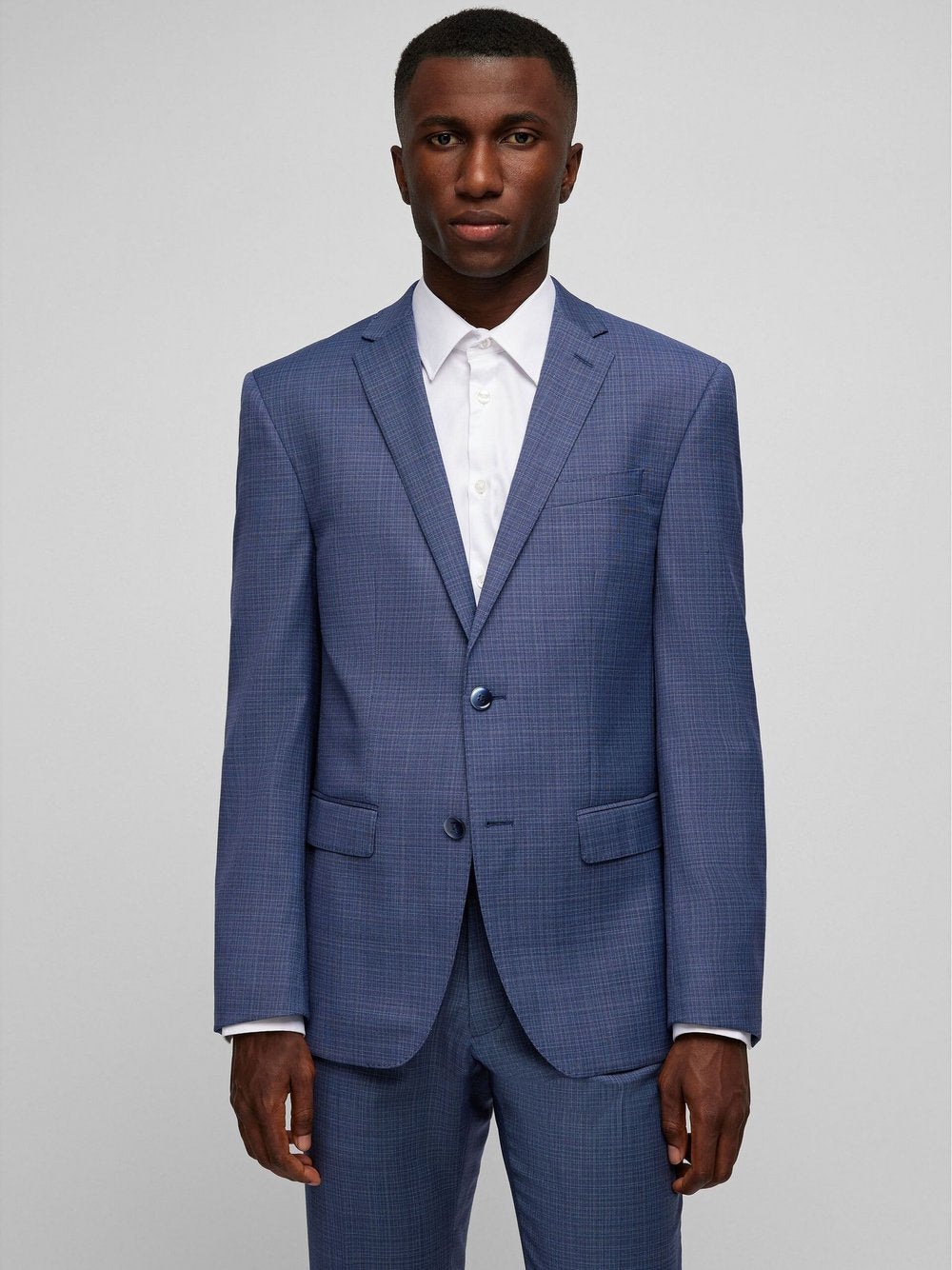 Daniel Hechter Sakko Herren Modern Fit Wolle meliert