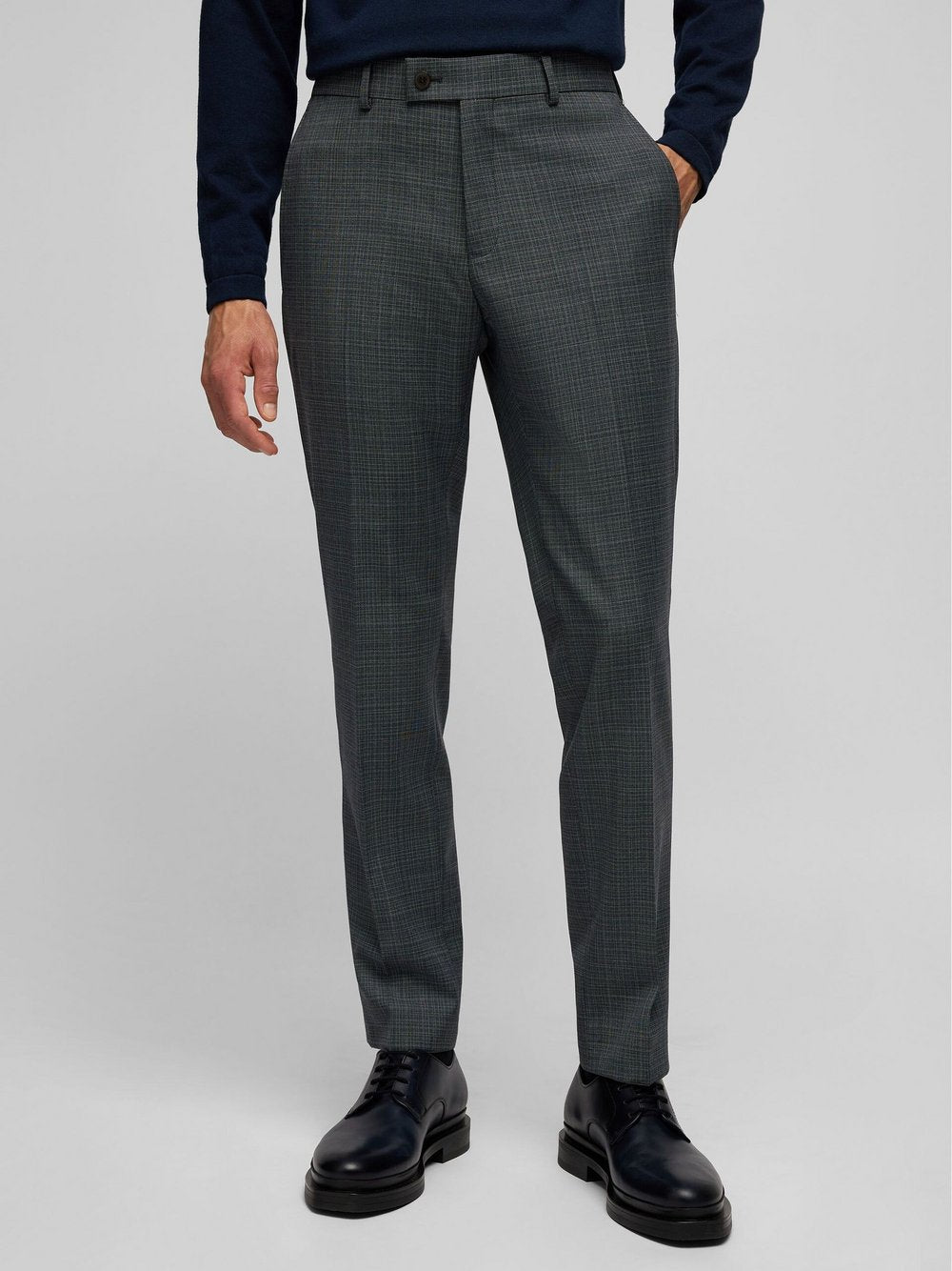 Daniel Hechter Anzughose Herren Wolle meliert