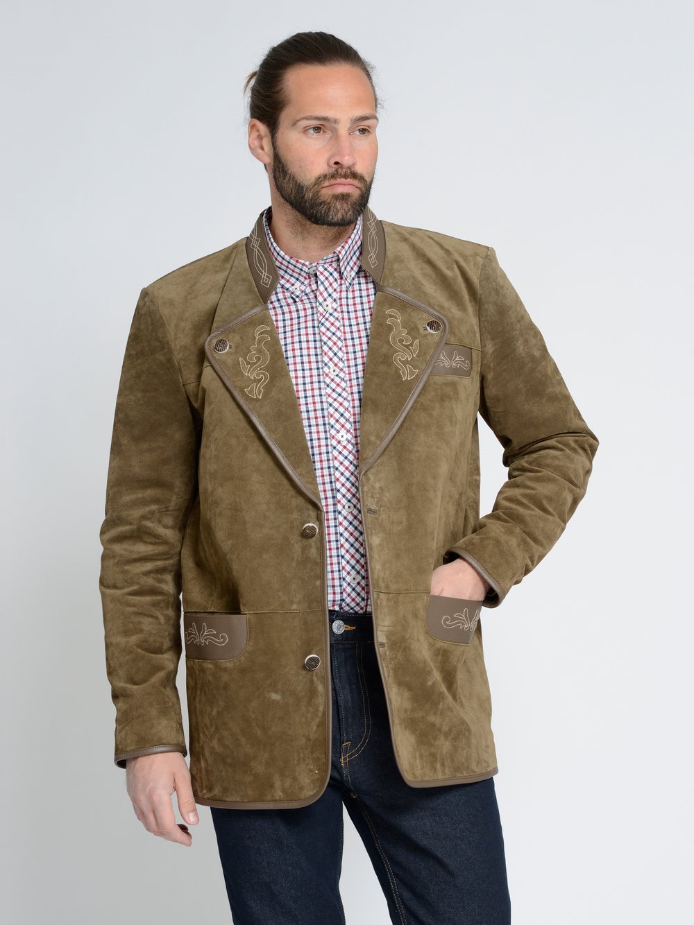 JCC Trachtenjacke Herren Leder