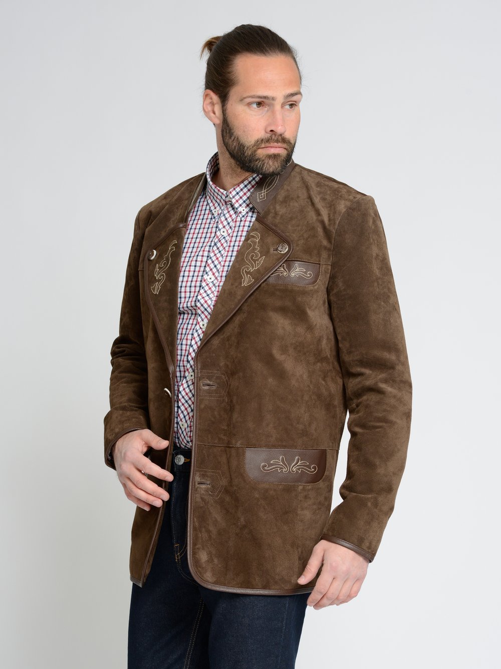 JCC Trachtenjacke Herren Leder