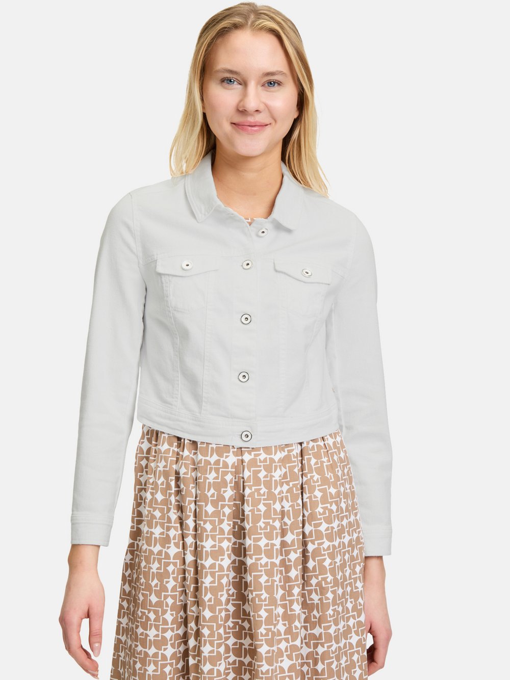 Vera Mont Jeansjacke Damen Baumwolle