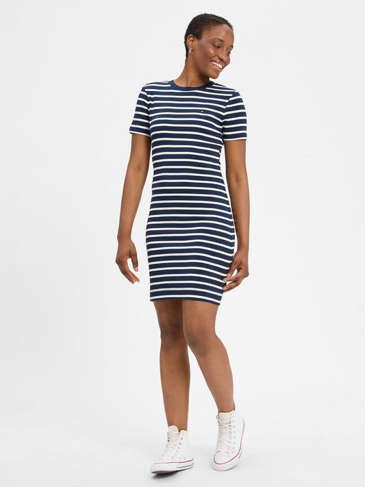 Tommy Hilfiger Kleid Damen Baumwolle gestreift