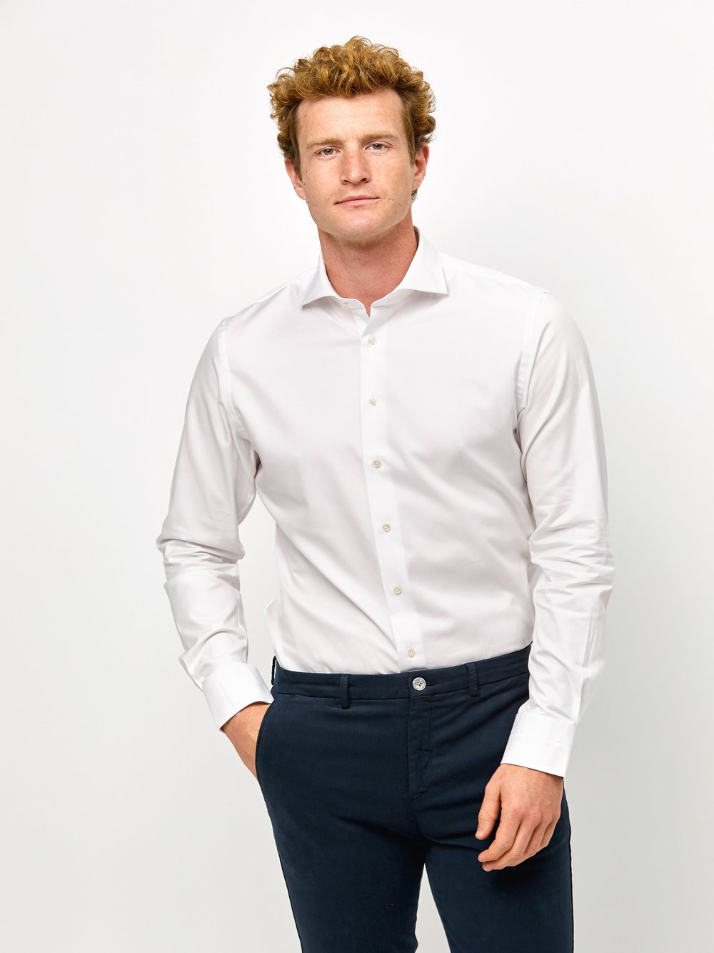 Profuomo Hemd Herren Slim Fit Baumwolle