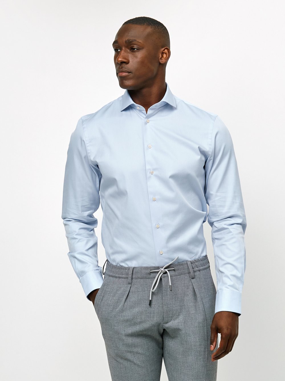 Profuomo Hemd Herren Slim Fit Baumwolle