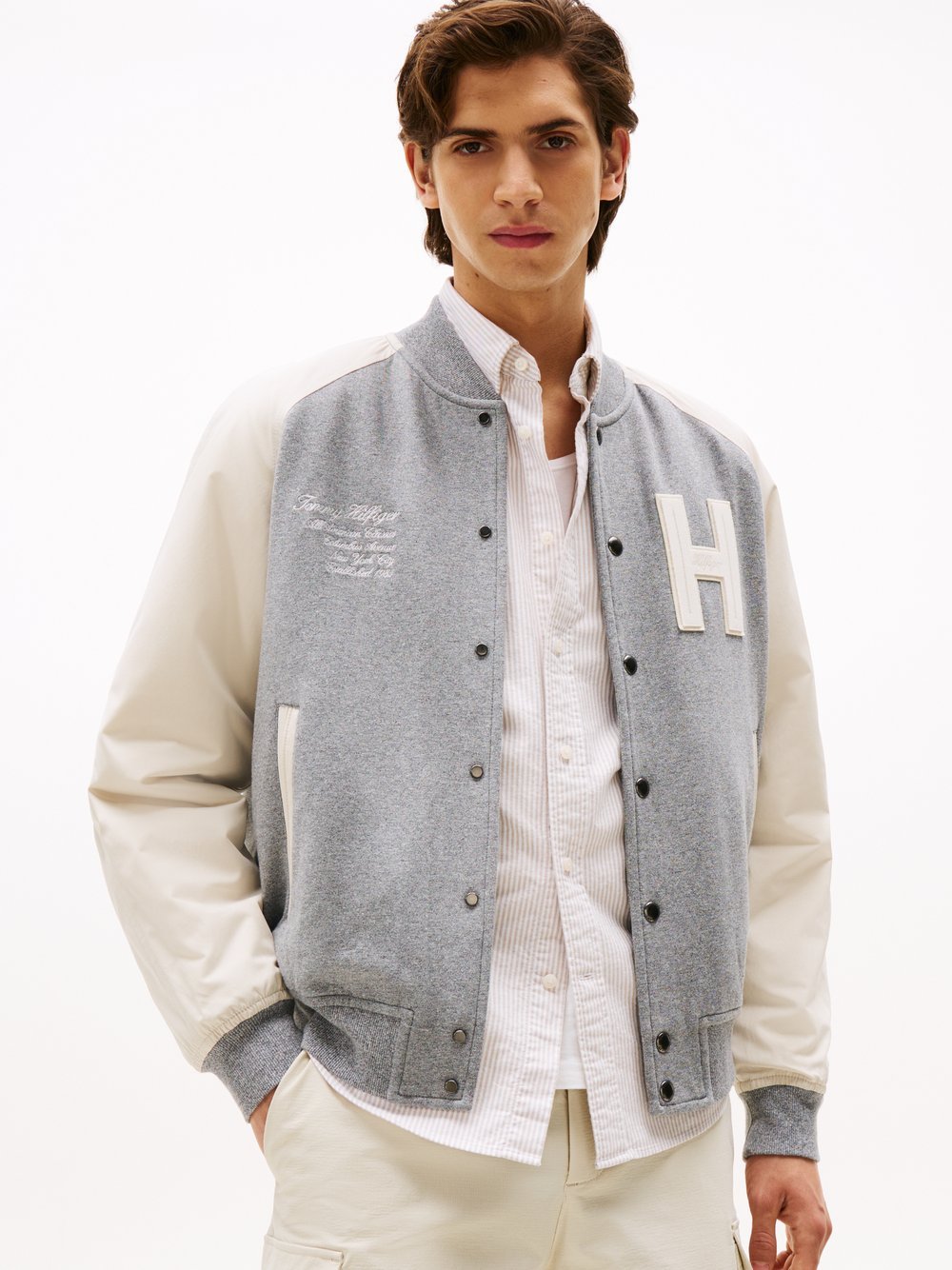 Tommy Hilfiger Collegejacke Herren Baumwolle