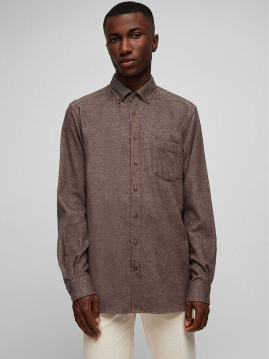 Daniel Hechter Casual-Flanellhemd Herren Regular Fit Baumwolle