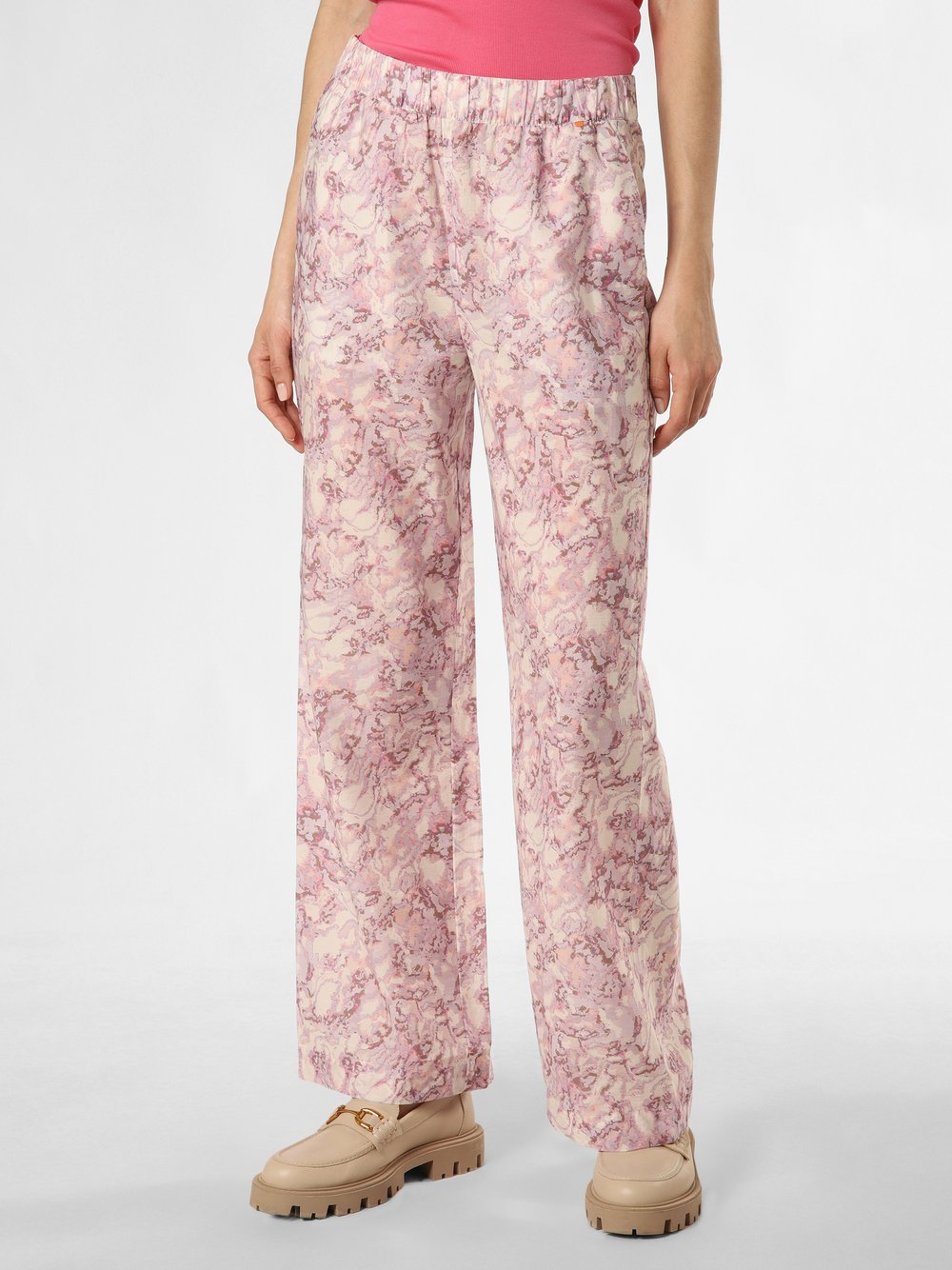 BOSS Hose Damen Lyocell gemustert