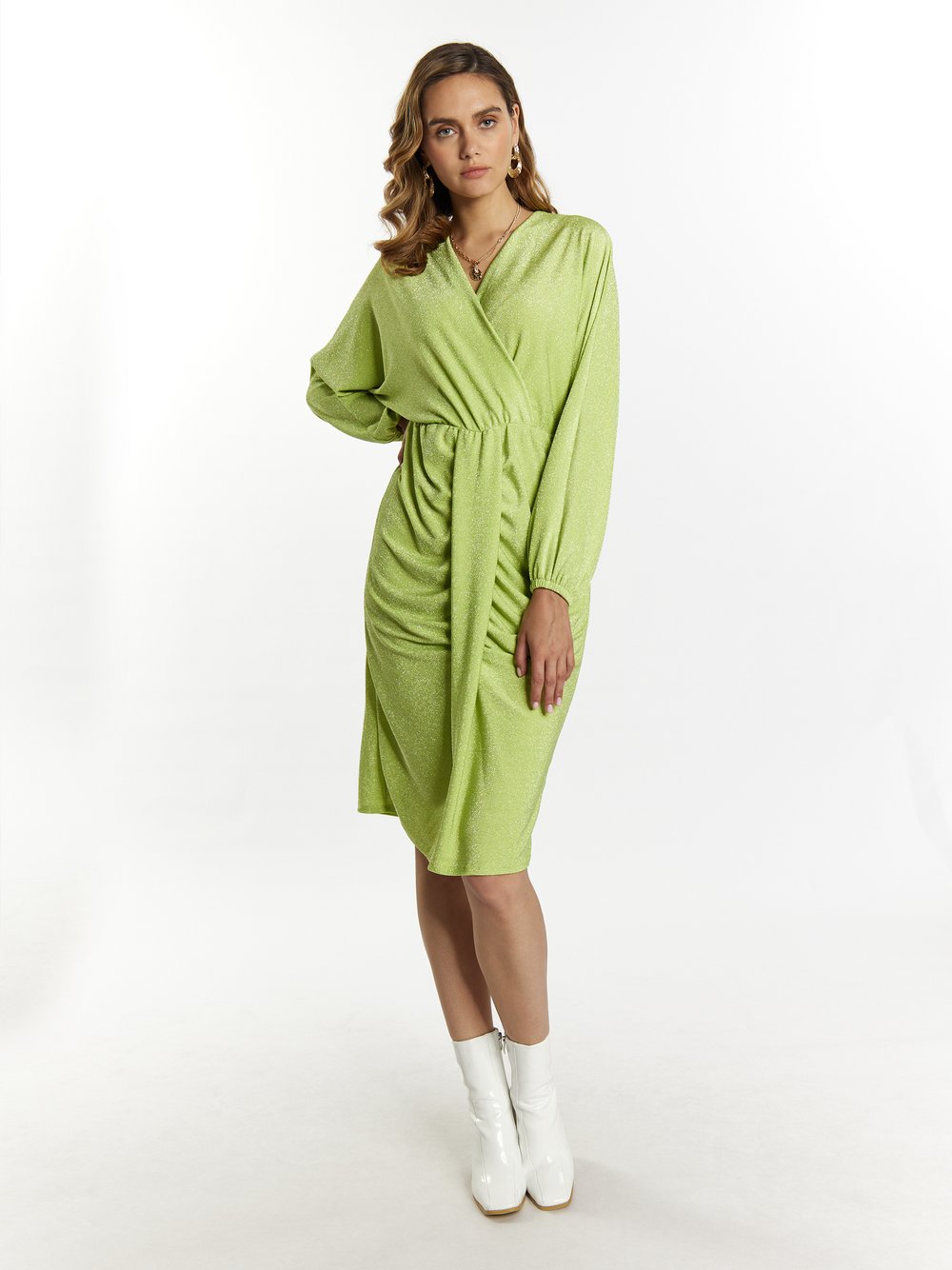 Faina Abendkleid mit Glanzgarn Damen