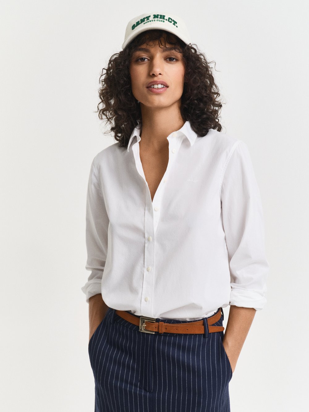 Gant Hemdbluse Damen Baumwolle