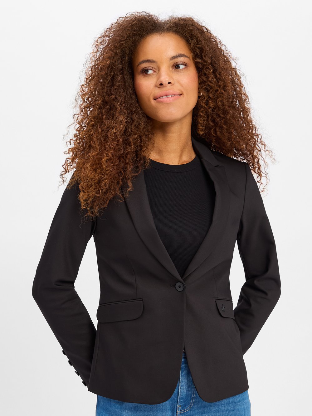 MOS MOSH Kurzblazer Damen Baumwolle
