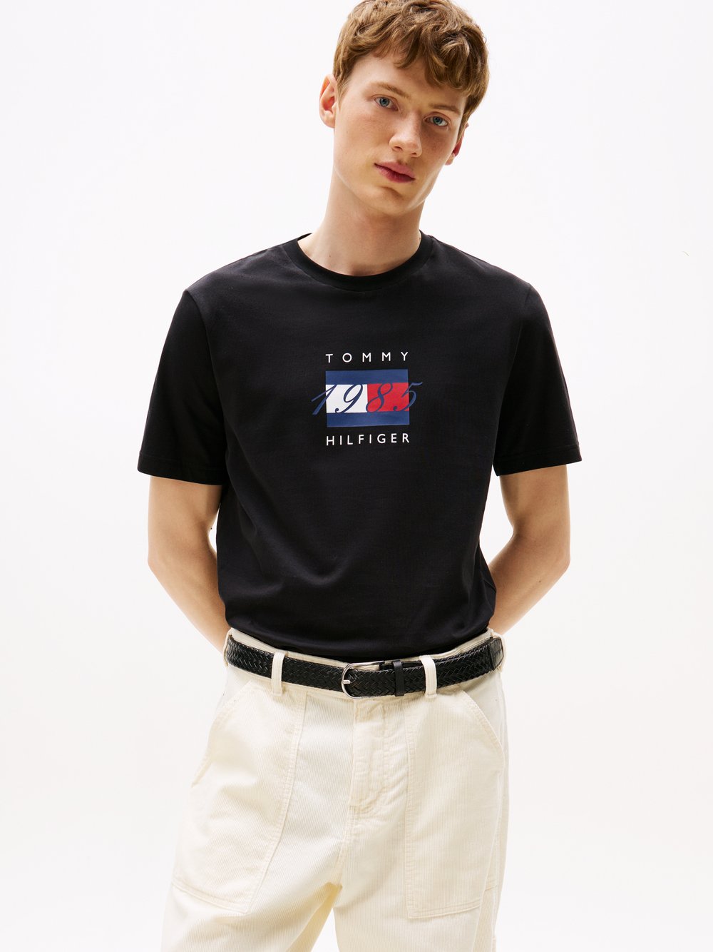 Tommy Hilfiger T-Shirt Herren Baumwolle bedruckt