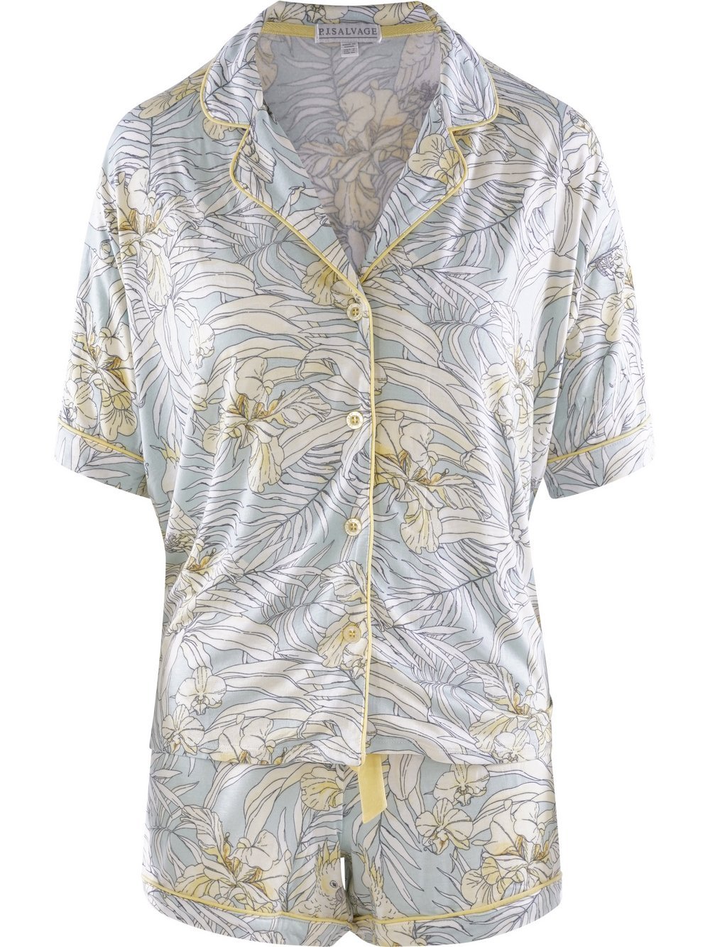 PJ Salvage Pyjamashorts Damen Jersey gemustert