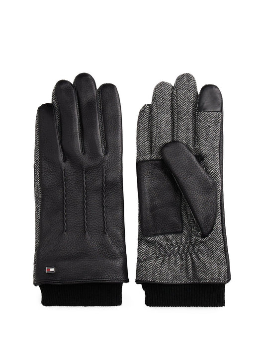 Tommy Hilfiger Lederhandschuhe Herren gemustert