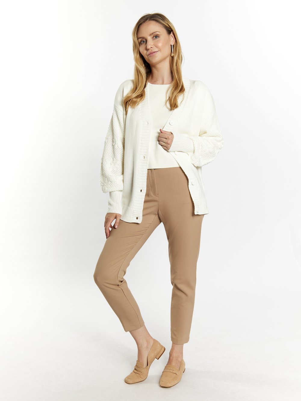 Usha Strickcardigan Damen gemustert