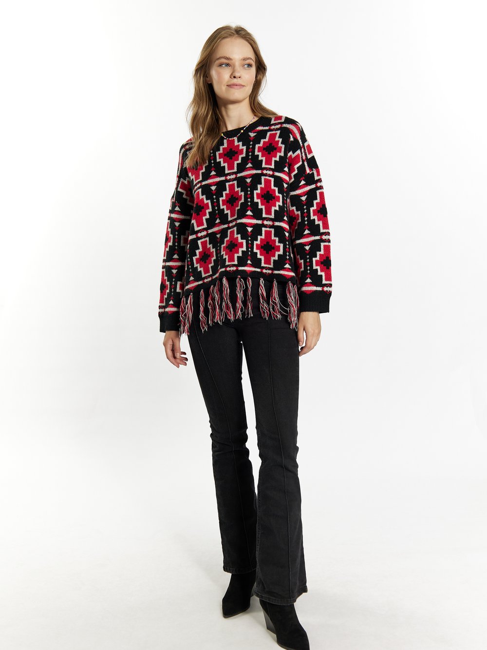 IZIA Zur Seite fahren Damen gemustert