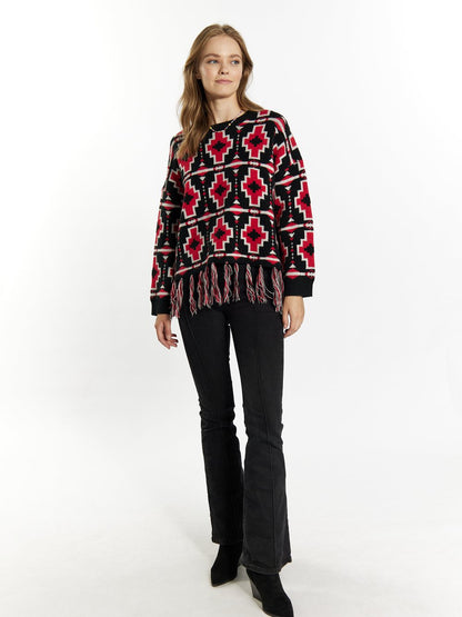 IZIA Zur Seite fahren Damen gemustert