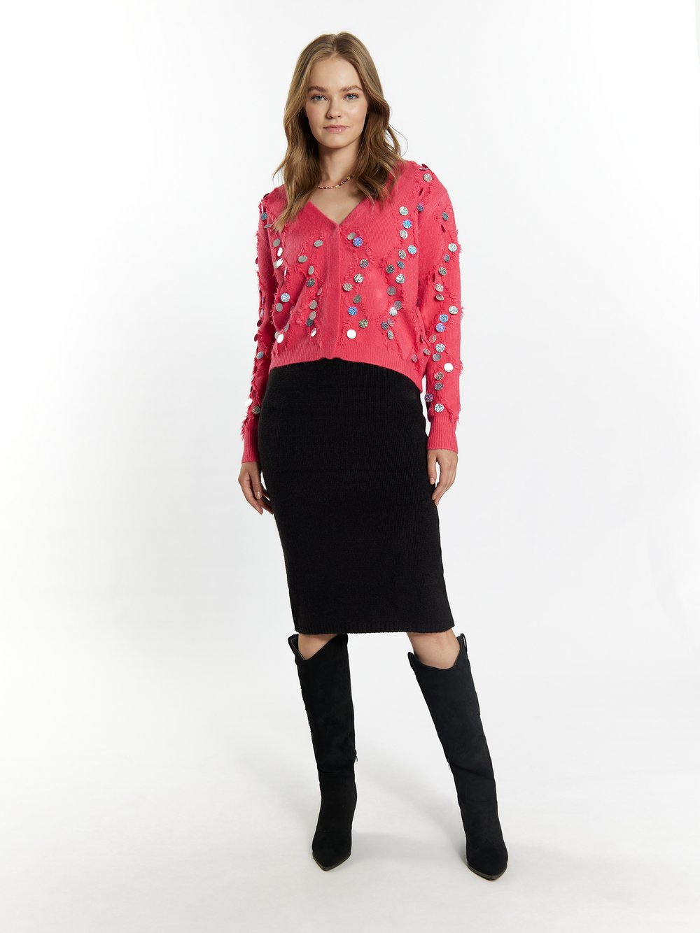 IZIA Strickjacke Damen