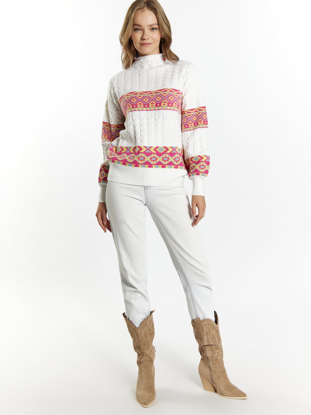 IZIA Zur Seite fahren Damen Polyamid gemustert