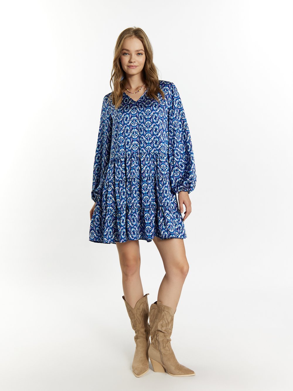 IZIA Kleid Damen gemustert
