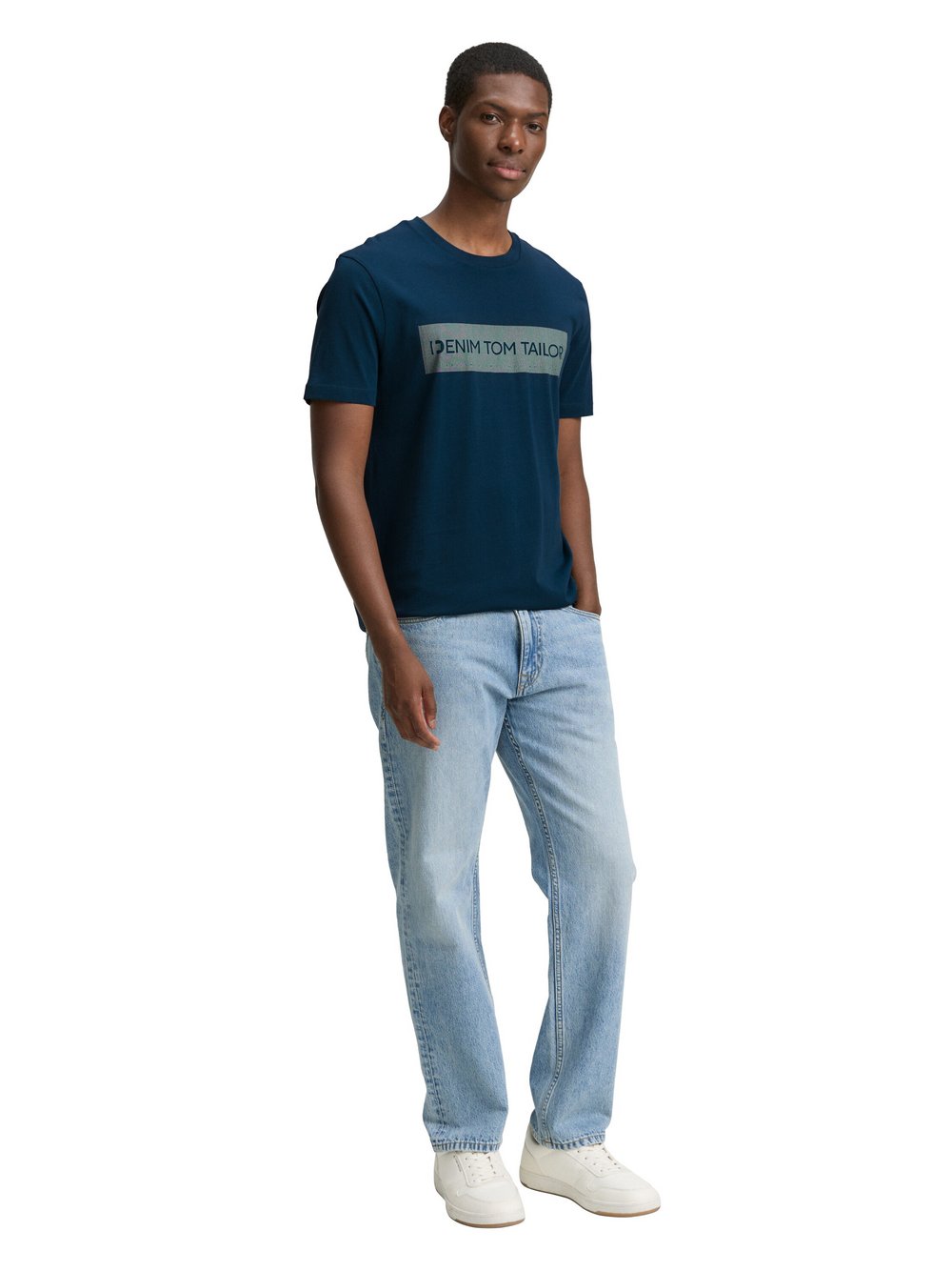 Tom Tailor Denim T-Shirt Herren Baumwolle bedruckt