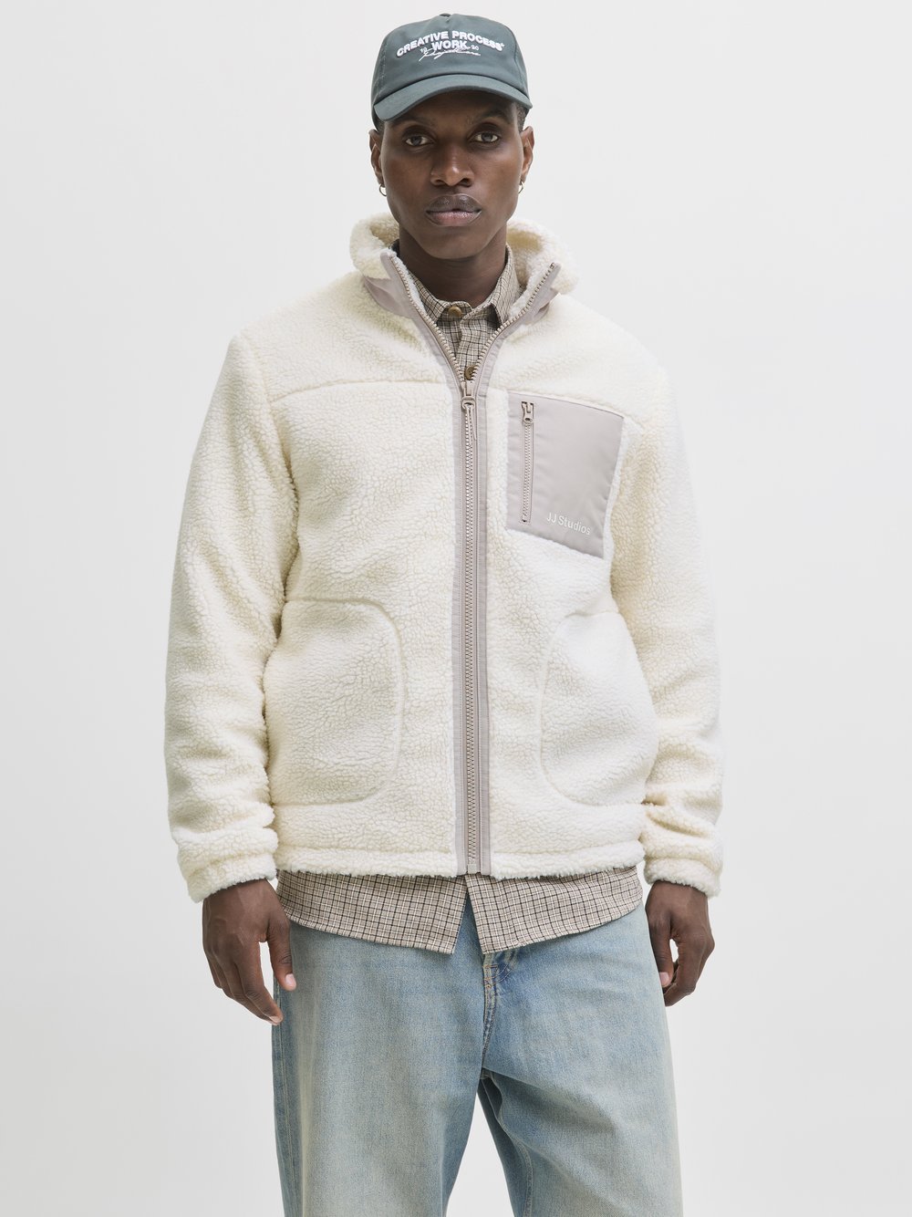 Jack & Jones Teddy-Sweatjacke Herren