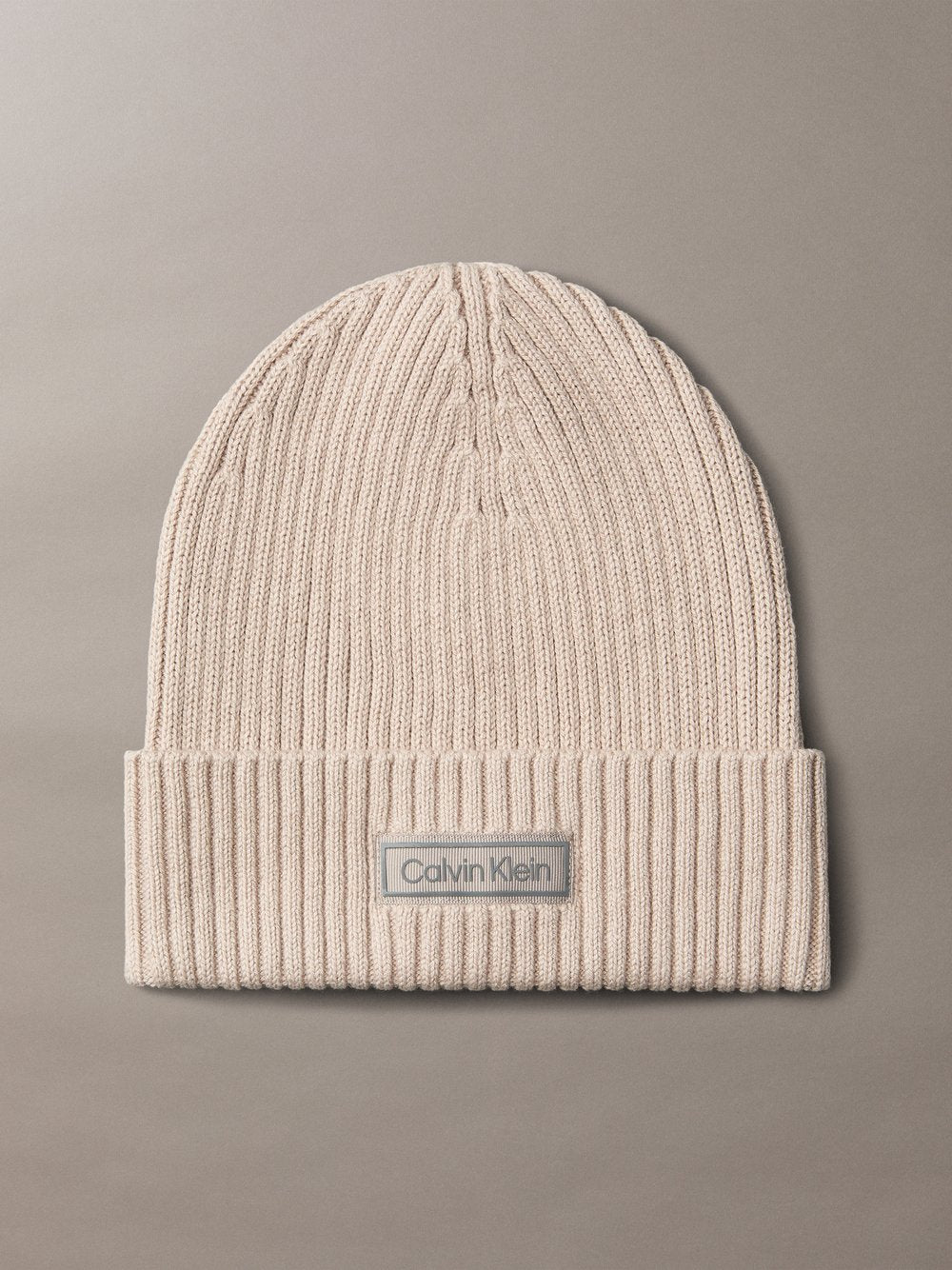 Calvin Klein Strickmütze mit Cashmere-Anteil Herren Baumwolle strukturiert