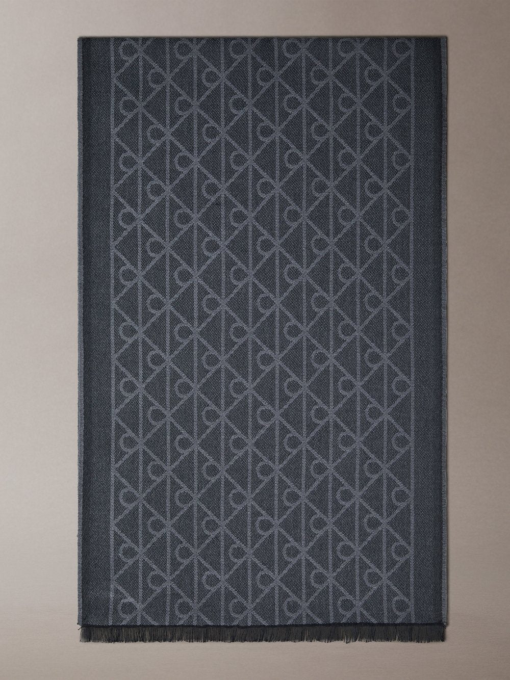 Calvin Klein Wollschal Herren Wolle gemustert