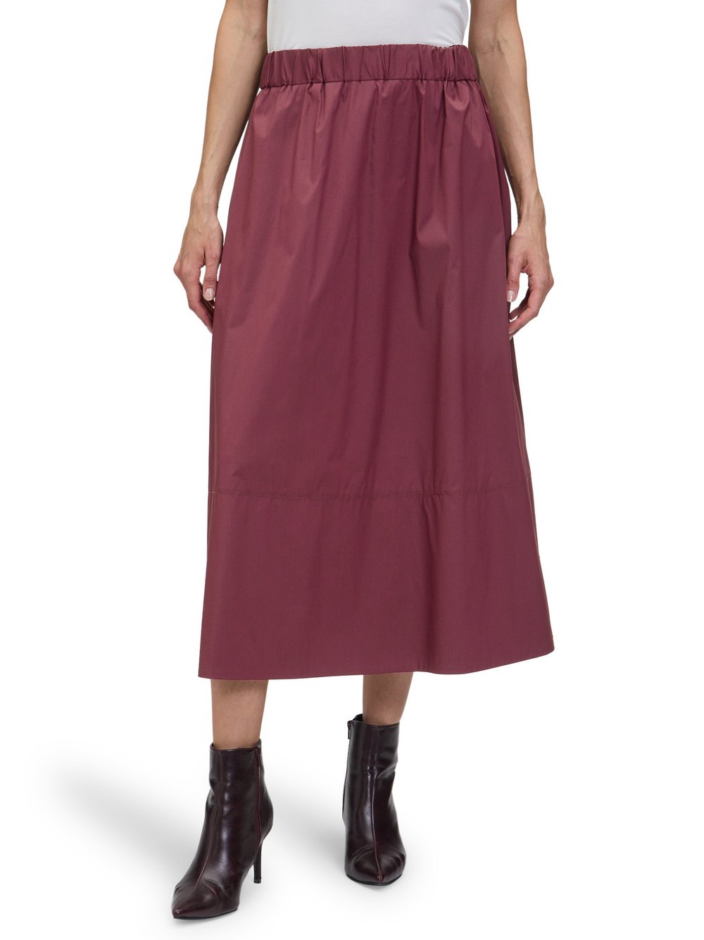 Robe Légère Midirock Damen Baumwolle