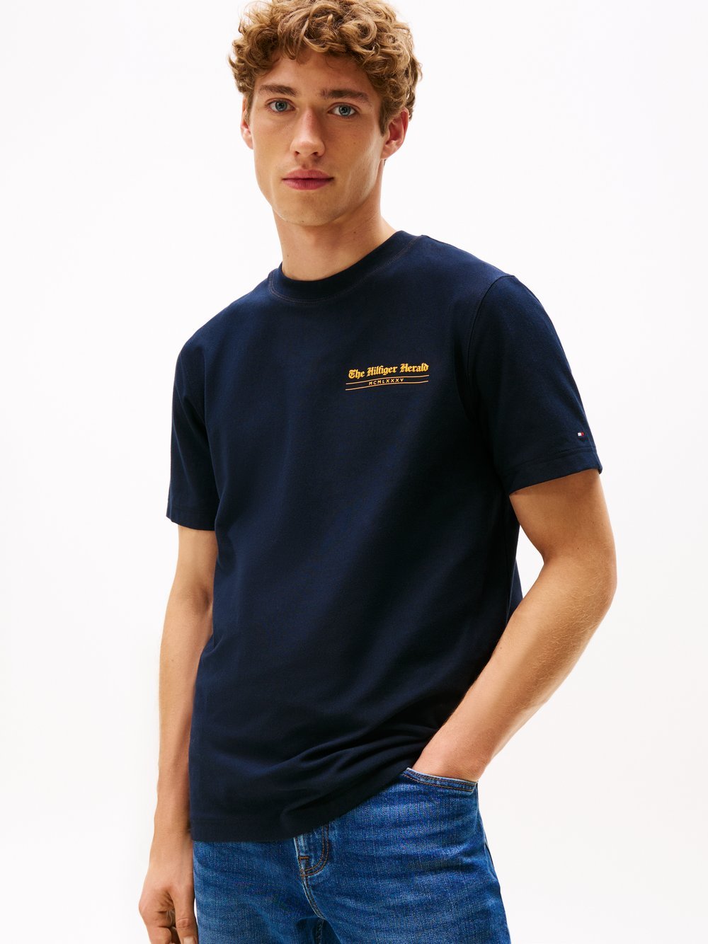 Tommy Hilfiger T-Shirt Herren Baumwolle bedruckt
