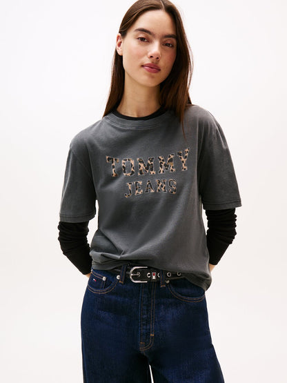 Tommy Jeans T-Shirt Damen Baumwolle bedruckt